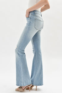 KanCan Distressed Flare Jeans