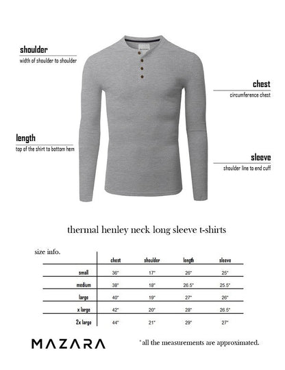 Collin Thermal Button Henley