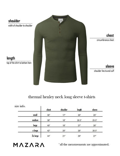 Collin Thermal Button Henley