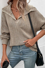 Load image into Gallery viewer, Oatmeal Boat Pullover Sweater
