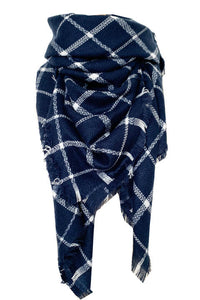 Country Faux Cashmere Plaid Scarf