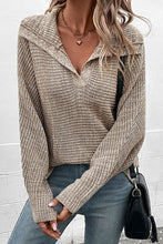 Load image into Gallery viewer, Oatmeal Boat Pullover Sweater

