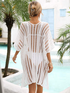 Seashell Dolman Sleeve Cover-Up