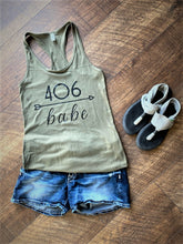 Load image into Gallery viewer, 406 Babe Racerback Tank

