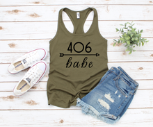 Load image into Gallery viewer, 406 Babe Racerback Tank
