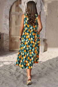 Picasso Midi Dress with Pockets