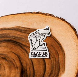 Glacier National Park Vinyl Stickers