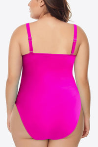 Neon Shores Plus Size One-Piece Swimsuit