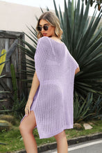 Load image into Gallery viewer, Waffle Sunrise Cover-Up Dress
