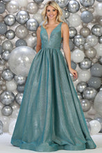 Load image into Gallery viewer, Harper Metallic Gown
