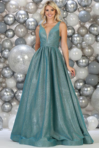 Harper Metallic Gown