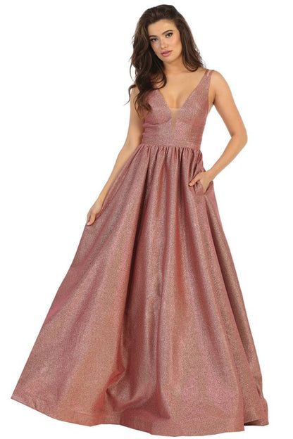 Harper Metallic Gown