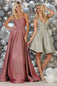 Harper Metallic Gown