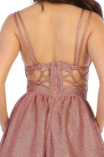 Harper Metallic Gown
