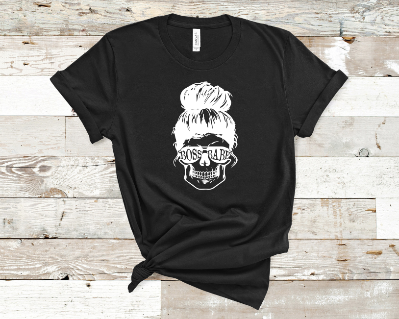 Boss Babe Skeleton Tee
