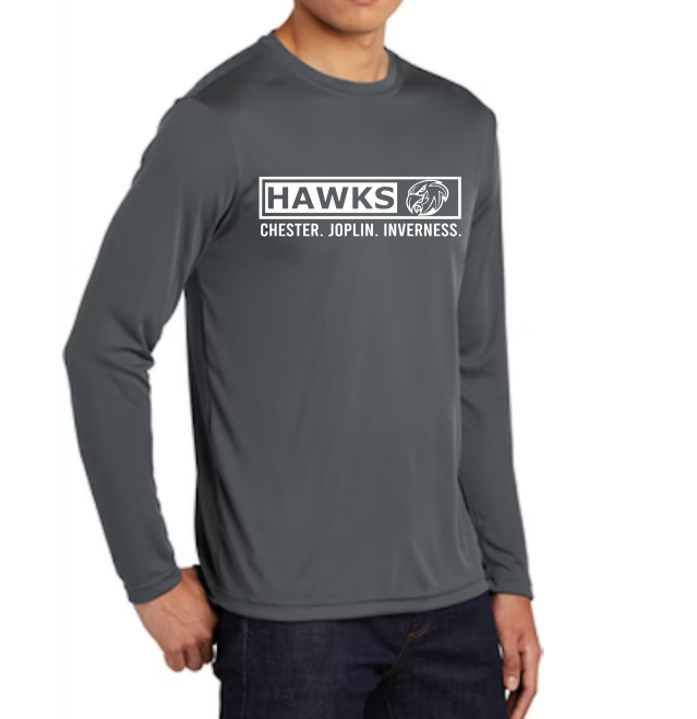 Hawks Varsity Athletic Long Sleeve Performance Tee