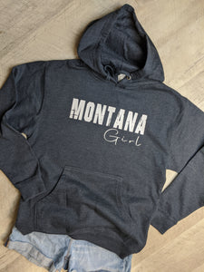 Rustic Montana Girl Sweatshirt Hoodie