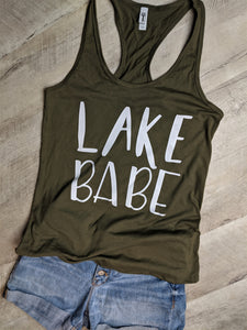 Lake Babe Racerback Tank