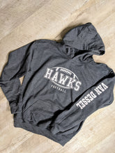 Load image into Gallery viewer, Youth Hawks Football Hoodie Sweatshirt
