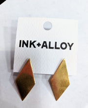 Load image into Gallery viewer, Ink and Alloy Earrings
