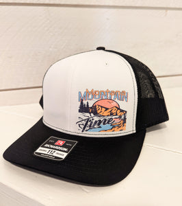 Montana Mountain Time Trucker Hat