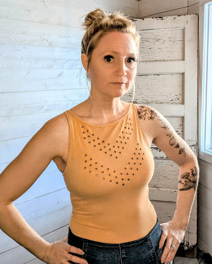 Rock and Roll Studded Body Suit