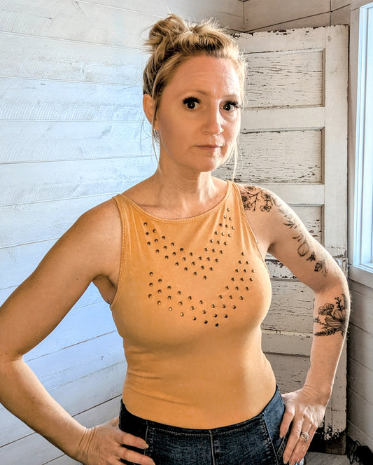 Rock and Roll Studded Body Suit