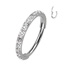 Load image into Gallery viewer, Pave Cubic Zirconia Nose Ring

