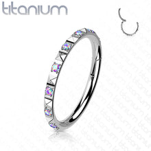 Load image into Gallery viewer, Pyramid Cut CZ Nose Ring
