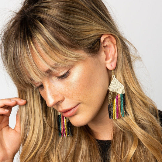 Ink and Alloy Earrings