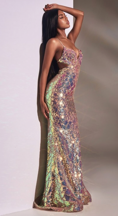 Ariella Sequin Gown