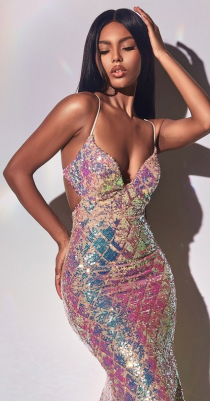 Ariella Sequin Gown
