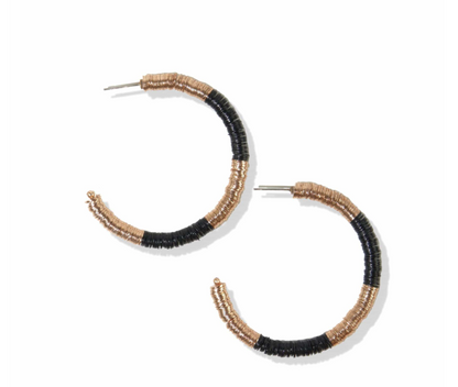 Ink and Alloy Earrings