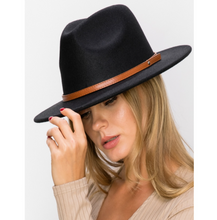 Load image into Gallery viewer, Flathead Fedora Hat
