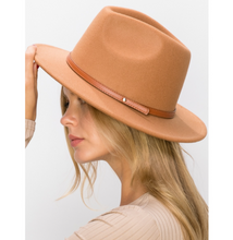 Load image into Gallery viewer, Flathead Fedora Hat
