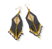 Load image into Gallery viewer, Ink and Alloy Earrings
