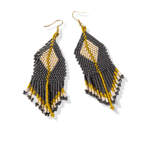 Ink and Alloy Earrings