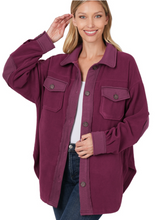 Load image into Gallery viewer, Winter Plum Shacket
