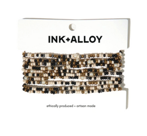 Ink and Alloy Bracelet