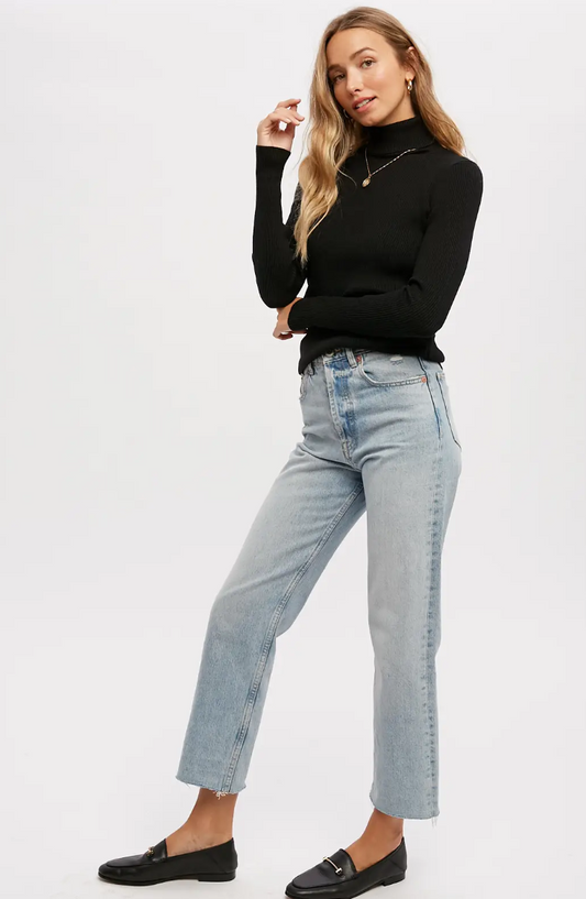 Esther Ribbed Turtleneck