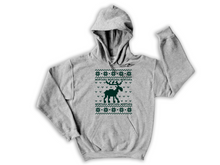 Load image into Gallery viewer, Youth Montana Moose Christmas Crewneck
