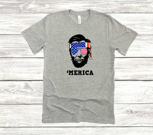 4th of July Abe Tee