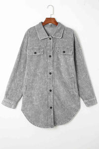 Hazel Mineral Washed Shacket