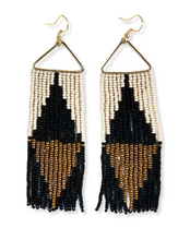 Load image into Gallery viewer, Ink and Alloy Earrings
