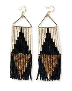 Ink and Alloy Earrings