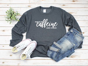 Caffeine and Chaos Crewneck Sweatshirt