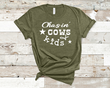 Load image into Gallery viewer, Chasin&#39; Cows and Kids Graphic T-Shirt
