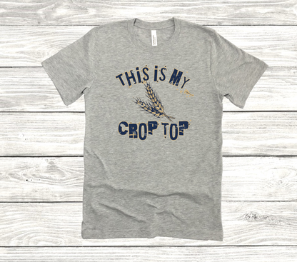 Men's Crop Top Farmin' T-Shirt