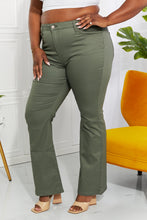 Load image into Gallery viewer, Olive Leaf High-Rise Bootcut Jeans in Olive

