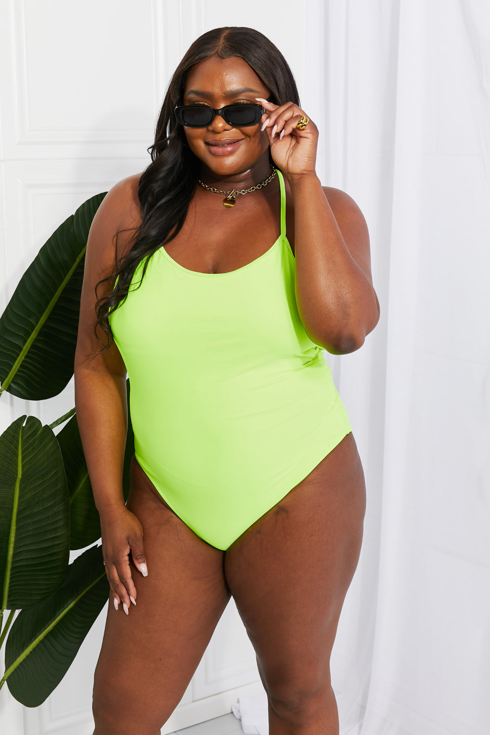 Neon Tequila One Piece Swimsuit